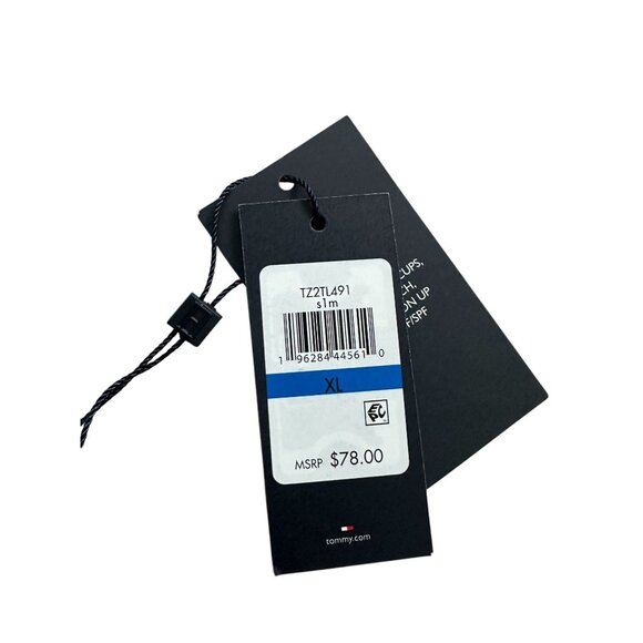 TOMMY HILFIGER Floral Shoulder Tie Bikini Swim Top Size XL NEW NWT - Picture 4 of 8